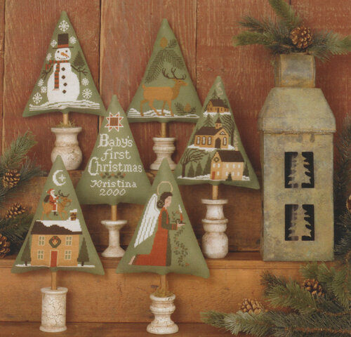 Christmas Trees II - Cross Stitch Pattern