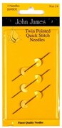 Twin Pointed Needles, Size 24
