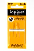 Size 26 John James Gold Needles