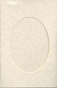 Small Parchment Card - Oval Opening