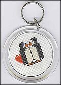 2 1/4 inch keychain (round)