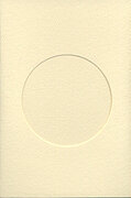 Small Ivory Card - Round Opening