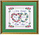 Two Hearts, One Love Wedding Sampler - Cross Stitch Kit