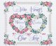 Two Hearts, One Love Wedding Sampler - Cross Stitch Kit