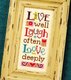 Now and Then - Live Laugh Love - Cross Stitch Pattern