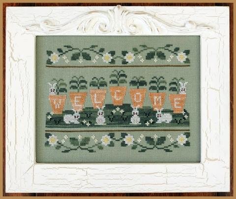 Welcome Spring Cross Country Cottage Needleworks Welcome Spring - Cross Stitch Pattern ...