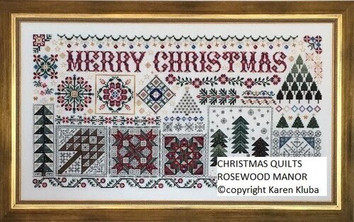 Christmas Quilts - Cross Stitch Pattern