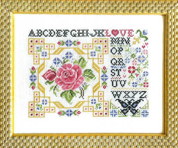 Rosewood Manor Postcard Of Love Cross Stitch Pattern 123stitch