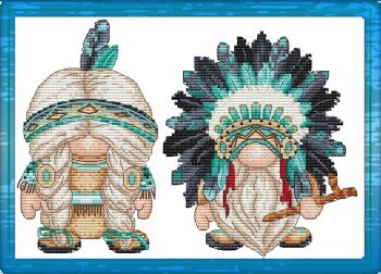 Native American Cross Stitch Patterns - 123Stitch.com