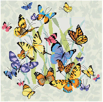 Butterfly Collage - Cross Stitch Pattern