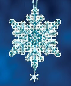 Aqua Crystal - Beaded Cross Stitch Kit