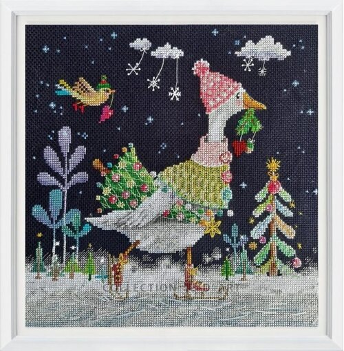 Magic Skates - Christmas Cross Stitch Kit