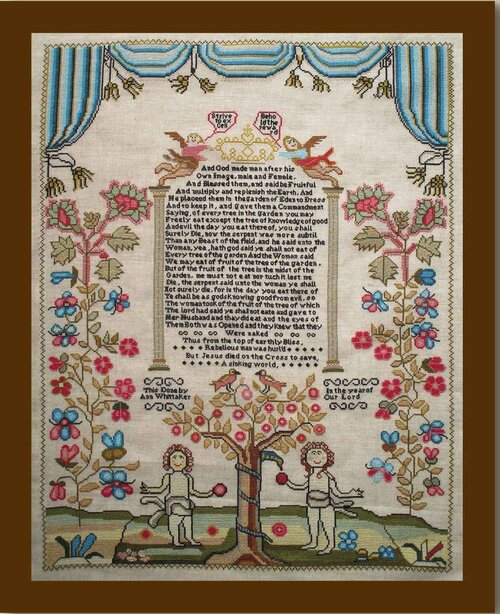 Ann Whittaker 1790 - Cross Stitch Pattern