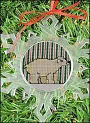 Snowflake Christmas Ornament Frame - Small