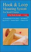 Hook & Loop No Basting System for Scroll Rods