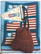 1776 Pennant & Embroidered Bell - Cross Stitch Pattern