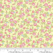 Brenda Riddle Finnegan Floral Yellow - Fat Quarter