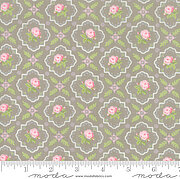 Brenda Riddle Finnegan Trellis Grey - Half Yard