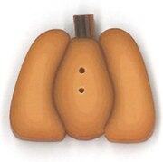 Small Golden Pumpkin - Button