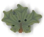 Tiny Pumpkin Leaf - Button