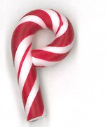 Small Candy Cane - Button