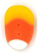 Wee Candy Corn Nose Button