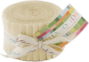 Moda Bella Solids Junior Jelly Roll - Natural