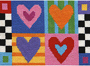 Hugs & Kisses - Needlepoint Kit