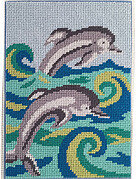 Dolphins - Canoodles Needlepoint Kit