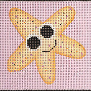 Starfish - Painted Needlepoint Canvas