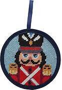 Nutcracker Soldier Christmas Ornament - Needlepoint Kit