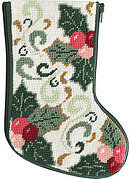 Della Robbia Mini Christmas Stocking - Needlepoint Kit