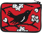 Coin Purse - Blackbird - Needlepoint Kit