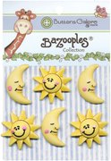 BaZooples Buttons - The Sun and Moon