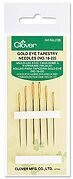 Clover Gold Eye Tapestry Needles Size 18/22