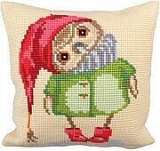 Good Night - Stamped Needlepoint Cushion Kit