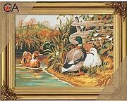 Ducks - Stamped Needlepoint Kit