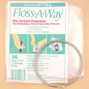 Floss-A-Way 36 Pack with 1 Storage Ring