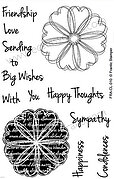 Scribble Flowers 1 - Frantic Stamper Clear Stamp Set