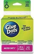 Glue Dots Clear Dot Roll - Micro 1/8" 325/Pkg
