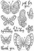 New Day Butterflies - Clear Stamp