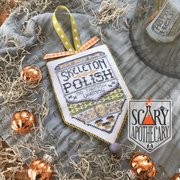 Skeleton Polish - Scary Apothecary - Cross Stitch Pattern