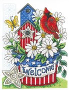 Patriotic Welcome - Cross Stitch Kit
