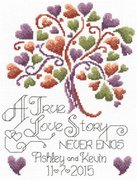 Love Story - Wedding Cross Stitch Kit