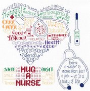 Let's Hug A Nurse - Cross Stitch Kit