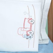 Old Truck Friend Childrens Pillowcase - Embroidery Kit