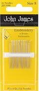 John James Crewel/Embroidery Hand Needles Size 8