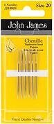 John James Chenille Hand Needles Size 20