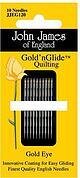 John James Gold'n Glide Quilting Needles - Size 9