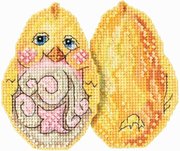 Yellow Chick - Jim Shore - Cross Stitch Kit